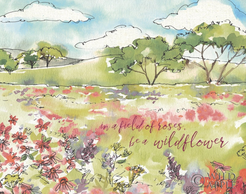 Reproduction of Simply Petals VIII Warm Crop by Anne Tavoletti - Wall Decor Art