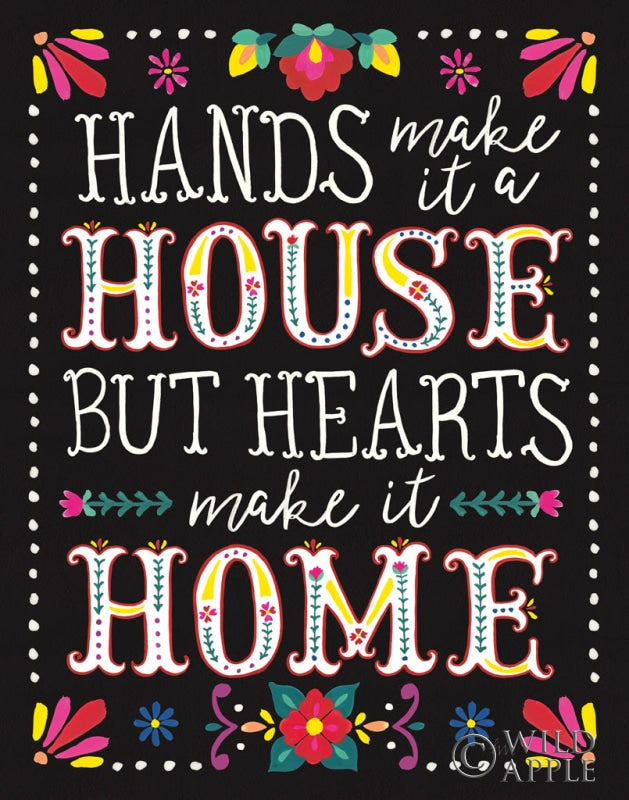 Reproduction of Floral Fiesta Inspiration II by Laura Marshall - Wall Decor Art