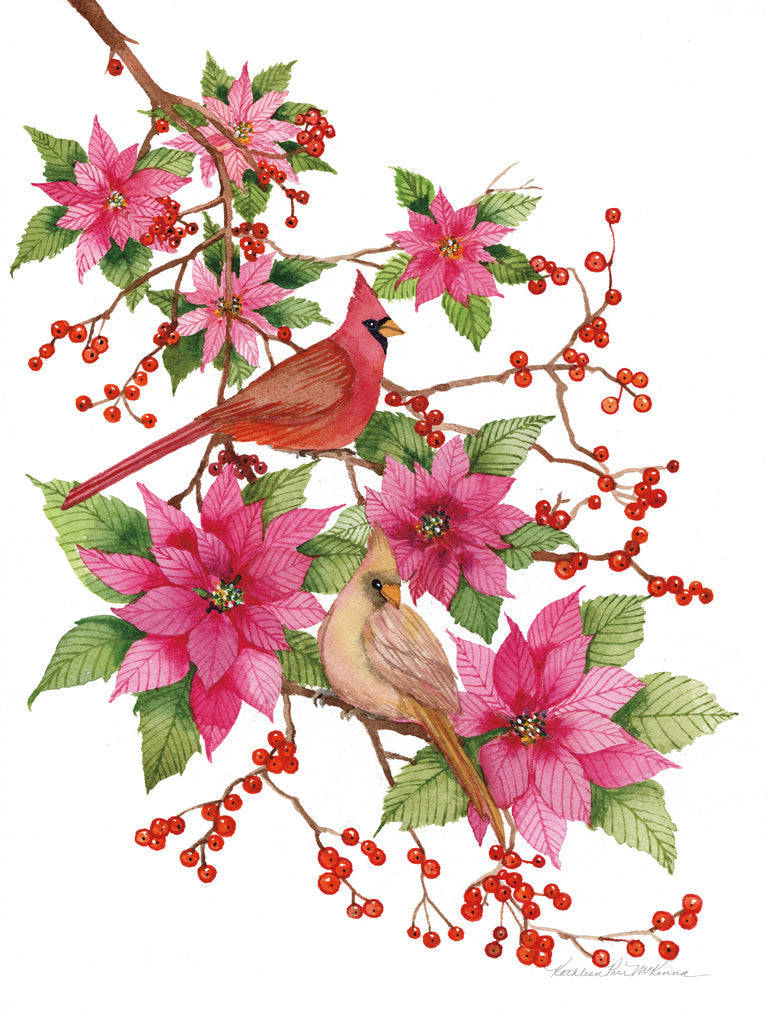 Reproduction of Holiday Happiness IV by Kathleen Parr McKenna - Wall Decor Art