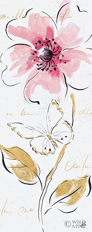 Reproduction of Simply Pink V by Daphne Brissonnet - Wall Decor Art