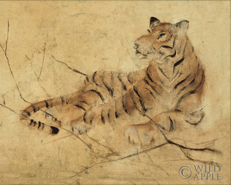 Reproduction of Global Tiger Light Crop by Cheri Blum - Wall Decor Art
