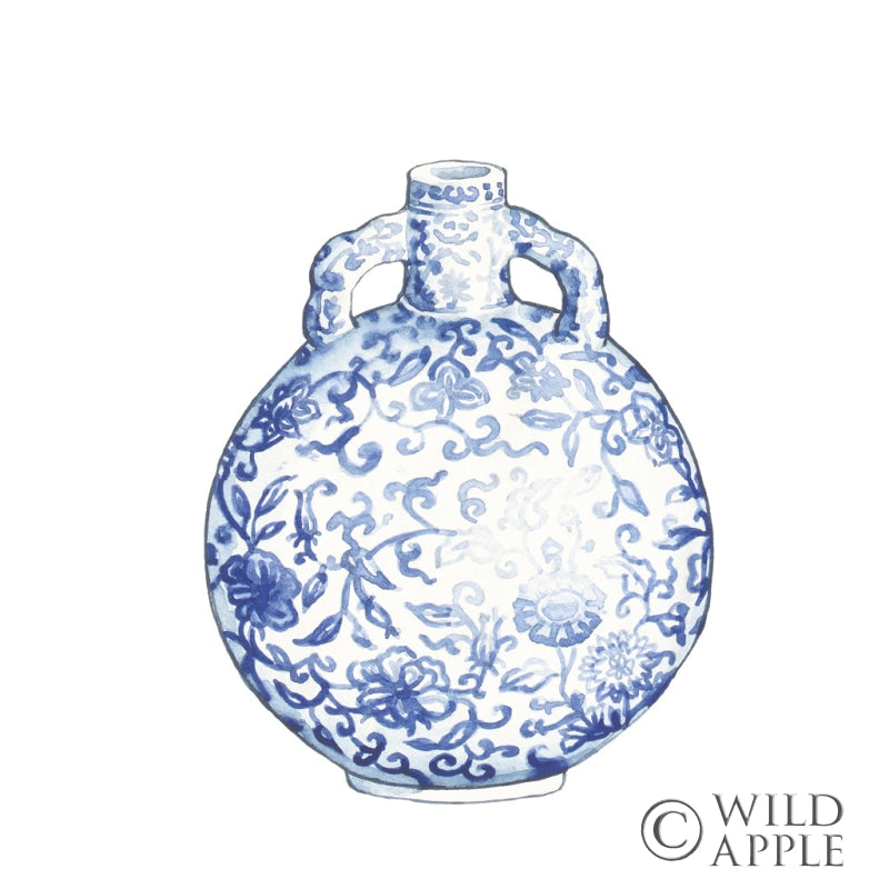 Reproduction of Ginger Jar IV on White by Wild Apple Portfolio - Wall Decor Art