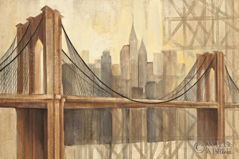Reproduction of Brooklyn Bridge by Albena Hristova - Wall Decor Art