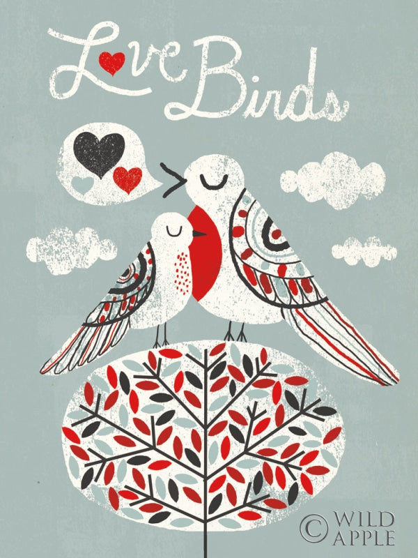 Reproduction of Love Birds by Michael Mullan - Wall Decor Art