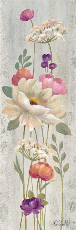 Reproduction of Retro Floral I by Silvia Vassileva - Wall Decor Art