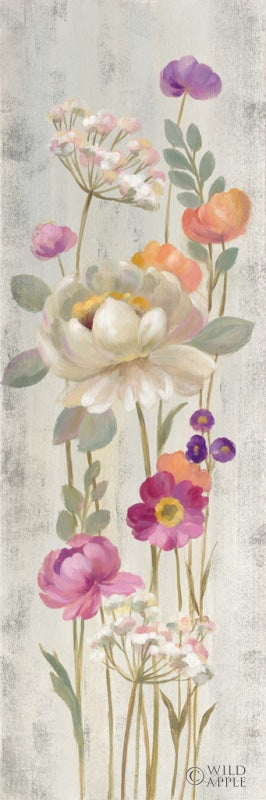Reproduction of Retro Floral II by Silvia Vassileva - Wall Decor Art