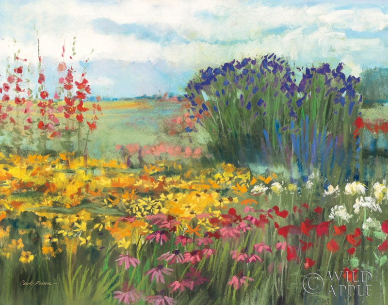 Reproduction of Garden Border by Carol Rowan - Wall Decor Art