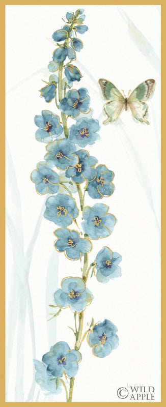 Reproduction of Rainbow Seeds Flowers VI Butterfly by Lisa Audit - Wall Decor Art