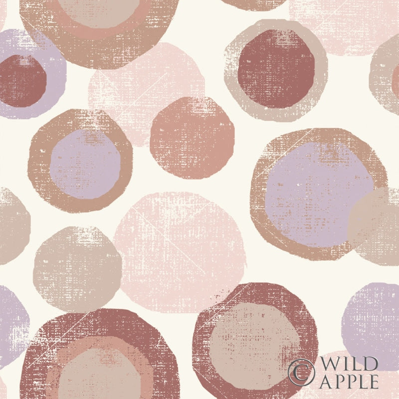 Reproduction of Circles Blush by Wild Apple Portfolio - Wall Decor Art