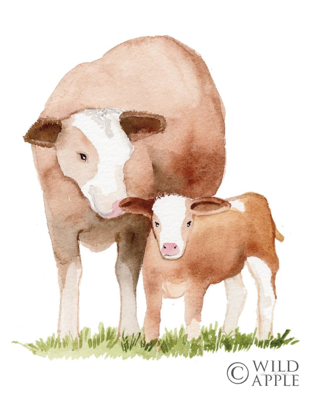 Reproduction of Life on the Farm Animal Element I by Kathleen Parr McKenna - Wall Decor Art