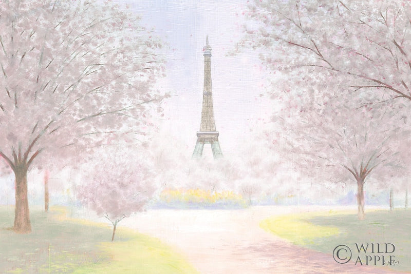 Reproduction of Pretty Paris by James Wiens - Wall Decor Art