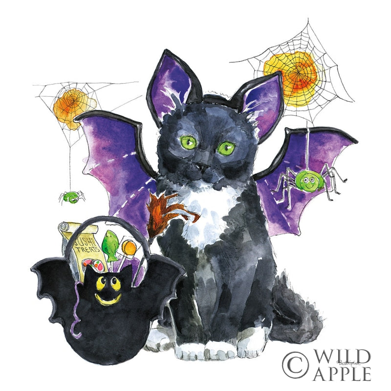 Reproduction of Halloween Pets VI by Beth Grove - Wall Decor Art