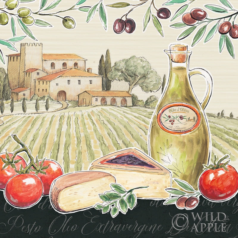 Reproduction of Tuscan Flavor III by Daphne Brissonnet - Wall Decor Art