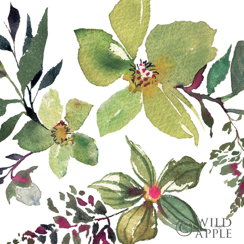 Reproduction of Hellebore Ya Doing II by Kristy Rice - Wall Decor Art