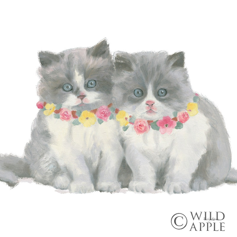 Reproduction of Cutie Kitties VIII by Emily Adams - Wall Decor Art