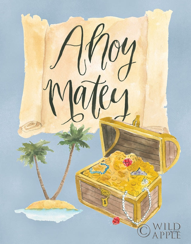 Reproduction of Pirates I by Jenaya Jackson - Wall Decor Art