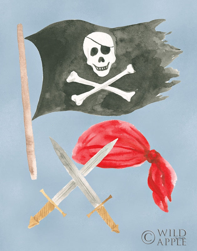 Reproduction of Pirates II by Jenaya Jackson - Wall Decor Art
