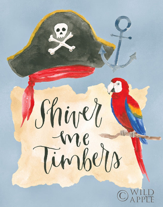 Reproduction of Pirates III by Jenaya Jackson - Wall Decor Art