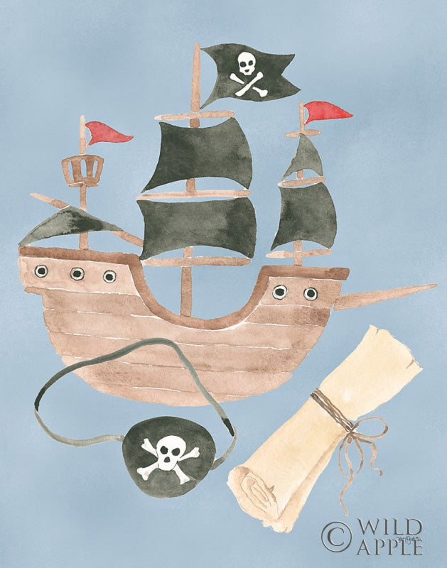 Reproduction of Pirates IV by Jenaya Jackson - Wall Decor Art