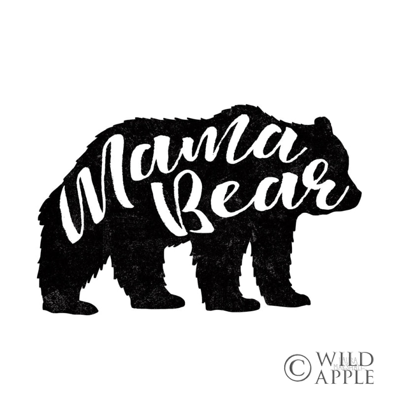 Reproduction of Mama Bear by Laura Marshall - Wall Decor Art
