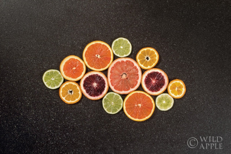 Reproduction of Citrus Drama I by Felicity Bradley - Wall Decor Art