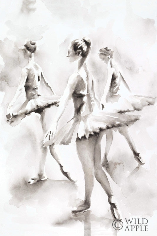 Reproduction of Three Ballerinas by Aimee Del Valle - Wall Decor Art
