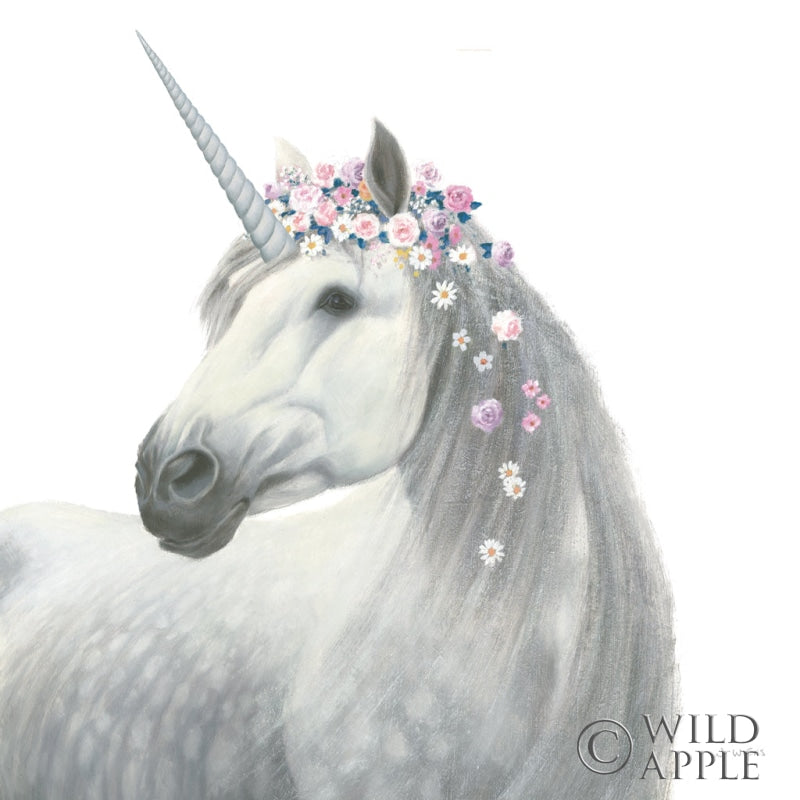 Reproduction of Spirit Unicorn II Sq Enchanted by James Wiens - Wall Decor Art