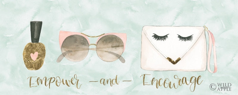 Reproduction of Boss Ladies X Aqua Empower by Jenaya Jackson - Wall Decor Art