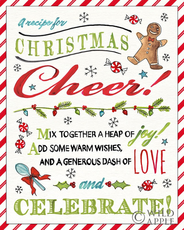 Reproduction of Baked with Love VII by Anne Tavoletti - Wall Decor Art