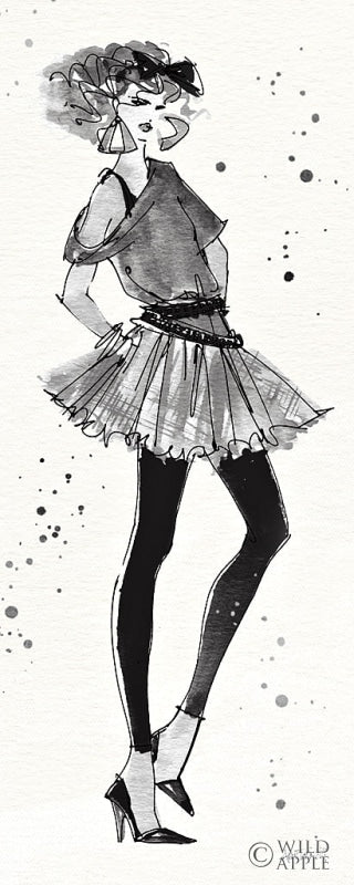 Reproduction of 80s Fashion I by Anne Tavoletti - Wall Decor Art