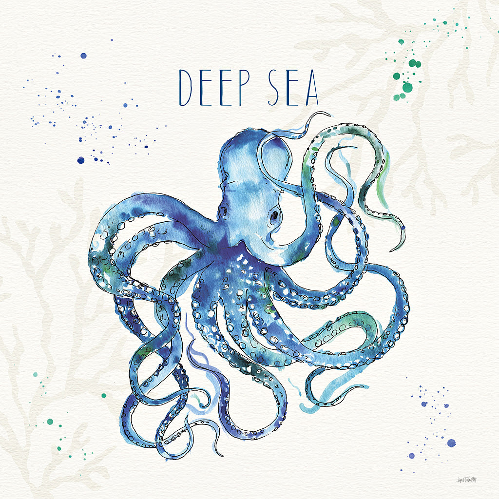 Reproduction of Deep Sea II by Anne Tavoletti - Wall Decor Art