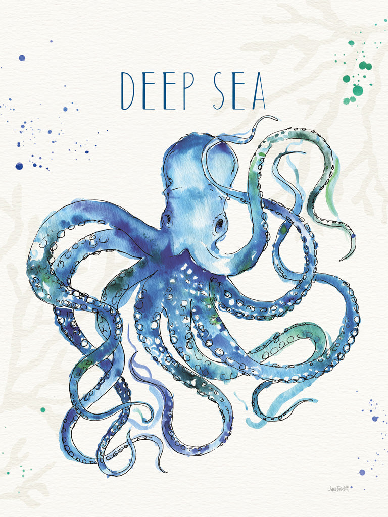 Reproduction of Deep Sea II Crop by Anne Tavoletti - Wall Decor Art