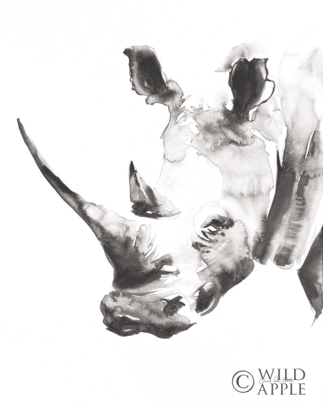 Reproduction of Rhino Gray Crop by Aimee Del Valle - Wall Decor Art