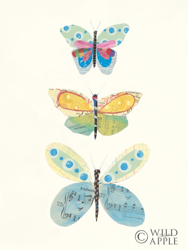 Reproduction of Butterfly Charts IV by Courtney Prahl - Wall Decor Art
