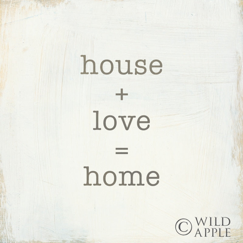 Reproduction of Home Sweet Home IV by Wild Apple Portfolio - Wall Decor Art