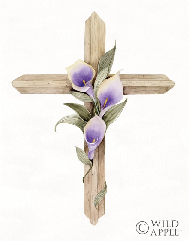 Reproduction of Easter Blessing Cross II by Kathleen Parr McKenna - Wall Decor Art