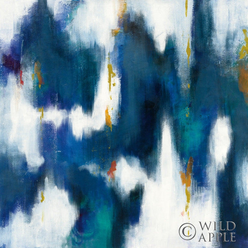 Reproduction of Blue Texture II by Danhui Nai - Wall Decor Art