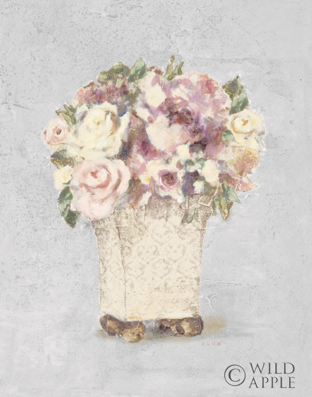 Reproduction of Parlor Roses II Sage by Cheri Blum - Wall Decor Art