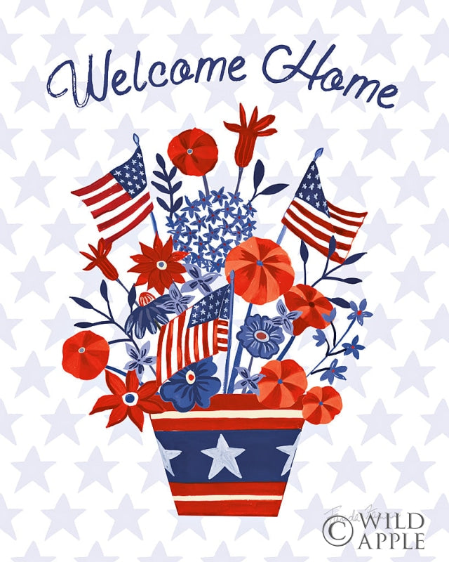 Reproduction of America The Beautiful III by Farida Zaman - Wall Decor Art