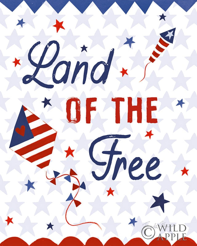 Reproduction of America The Beautiful IV by Farida Zaman - Wall Decor Art