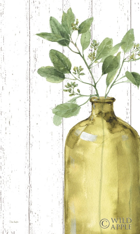 Reproduction of Mixed Greens LXXXIV Shiplap v2 by Lisa Audit - Wall Decor Art