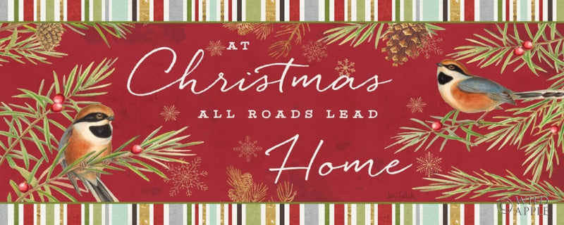 Reproduction of Christmas Tradition VII Red by Katie Pertiet - Wall Decor Art