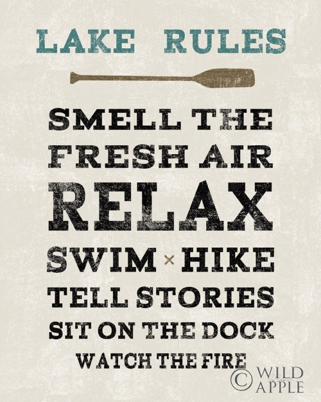 Reproduction of Cabin Life VI by Sue Schlabach - Wall Decor Art