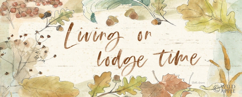 Reproduction of Woodland Wreath VI Panel by Beth Grove - Wall Decor Art