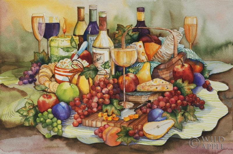 Reproduction of Wine Tastings by Kathleen Parr McKenna - Wall Decor Art