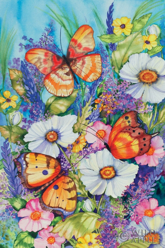 Reproduction of Butterfly Garden by Kathleen Parr McKenna - Wall Decor Art