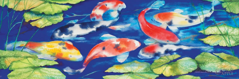 Reproduction of Koi by Kathleen Parr McKenna - Wall Decor Art