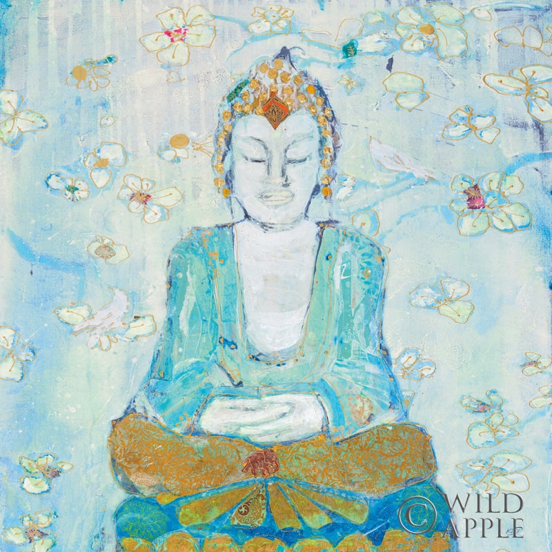 Reproduction of Buddha Square by Kellie Day - Wall Decor Art