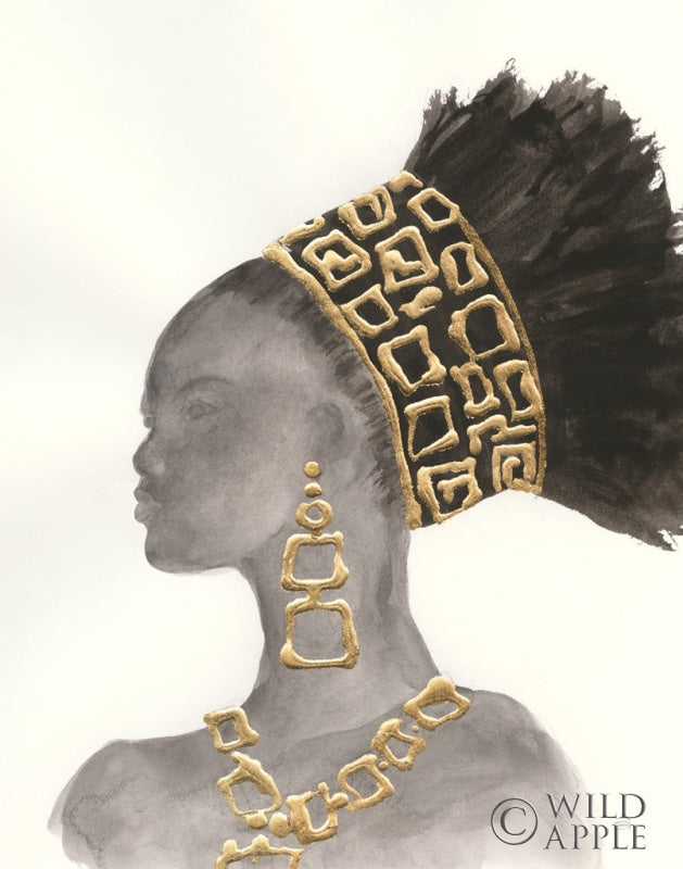 Reproduction of Headdress Beauty II Crop by Chris Paschke - Wall Decor Art