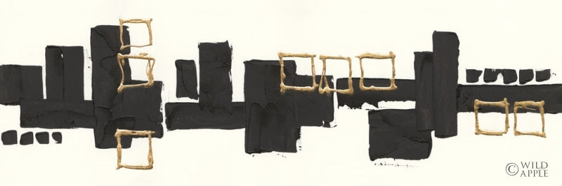 Reproduction of Gilded Boxes II by Chris Paschke - Wall Decor Art